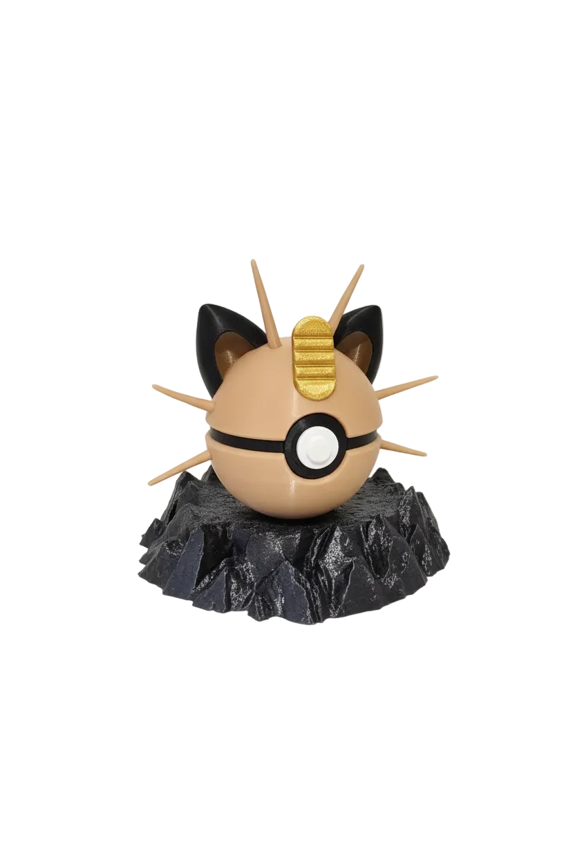 Pokéball Raichu fond blanc - 3/4