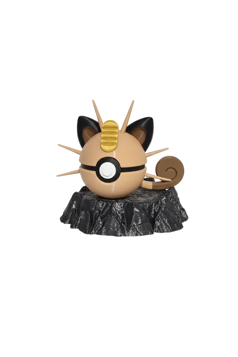 Pokéball Raichu fond blanc - côté
